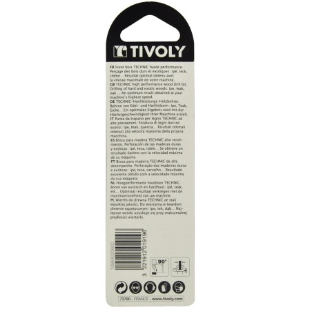 Foret Bois Ø3mm Gradué Acier HSS Perçage très précis des bois durs - Affutage Speed-point GOLD Exclusif TIVOLY