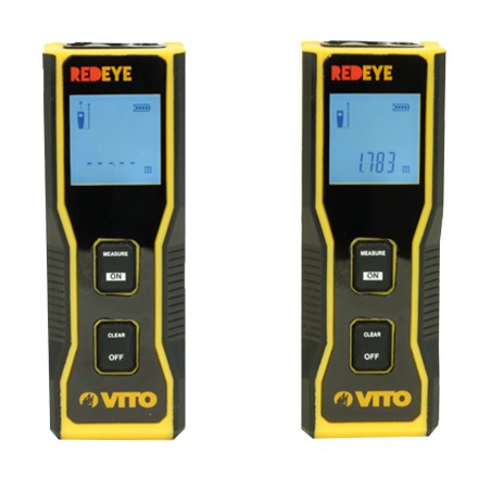 Télémètre mesureur laser Digital Portée 20 m précision 3 mm Arrêt auto mesure distances VITO