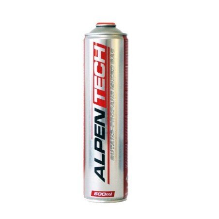 Pack de 12 Cartouches de gaz 330gr Butane propane mix 600ml Valve 7/16 ALPENTECH
