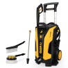 Nettoyeur haute pression 130 bars1800W Tuyau 5m Lance turbo + 2 Brosses Réservoir détergent intégré VITO