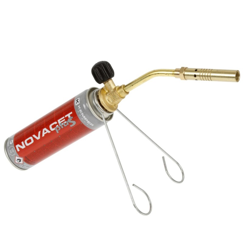 Chalumeau de plombier à gaz + Bouteille Propane  2100°C Soudures Fines 360° 2100°C KEMPER