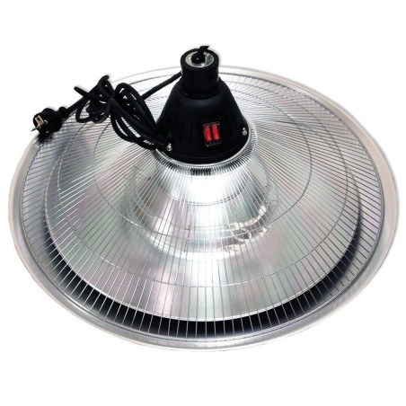 Parasol chauffant ELEKTRIC 2000W infrarouges Mat téléscopique Hauteur réglable 1.80 à 2.10m KEMPER