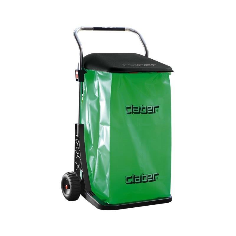 Poubelle de jardin chariot mobile + Sac 50 Litres Jardins et extérieurs CLABER