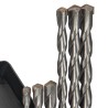 Coffret de 6 Forets SDS PLUS Diam Ø 6 | 8 | 10 | 12 mm PIERRE BRIQUE ET BETON VITO