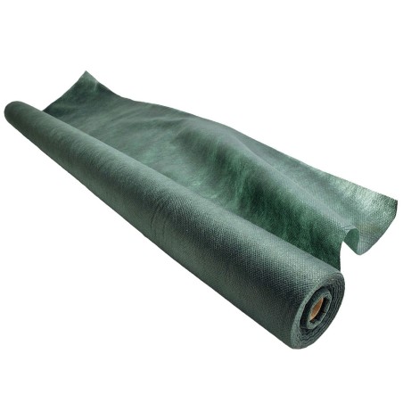 Toile de paillage VERTE 1,05x100m Traitement anti-UV Grammage 86g /m² TECPLAST