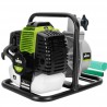 Motopompe thermique 1.5CV 43 cm3 6500 L/h Kit complet 10m Tuyaux évacuation et Aspiration VITO