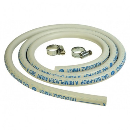 Kit connexion gaz Détendeur propane 37 mbar +Tuyau gaz souple 1.50m + embout tétine