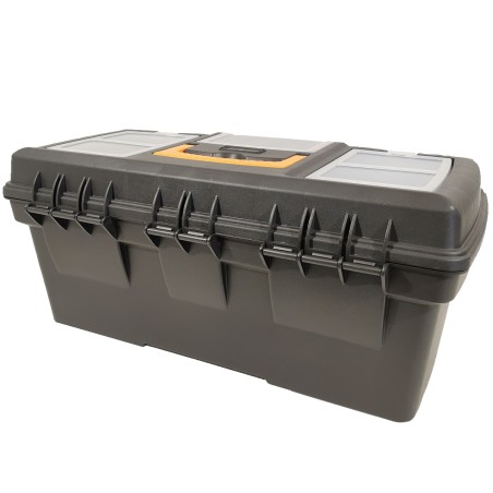 Boite à outils 21" 535 x 291 x 280 mm + 3 organiseurs sur couvercle + Porte outils interieur Mallette VITO
