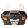 Boite à outils 21" 535 x 291 x 280 mm + 3 organiseurs sur couvercle + Porte outils interieur Mallette VITO