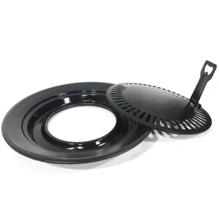 Réchaud gaz camping 2200W 1 feu + Grill Barbecue