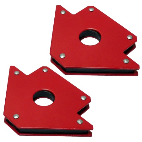 Lot de 2 Aimants magnetiques 110 X 110 X 15 mm Résistance 12 kg AWELCO