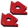 Lot de 2 Aimants magnetiques 110 X 110 X 15 mm Résistance 12 kg AWELCO