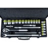 Coffret à douilles 24 pièces 1/2" Chrome vanadium VITO
