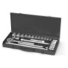 Coffret à douilles 24 pièces 1/2" Chrome vanadium VITO