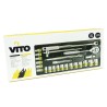 Coffret à douilles 24 pièces 1/2" Chrome vanadium VITO