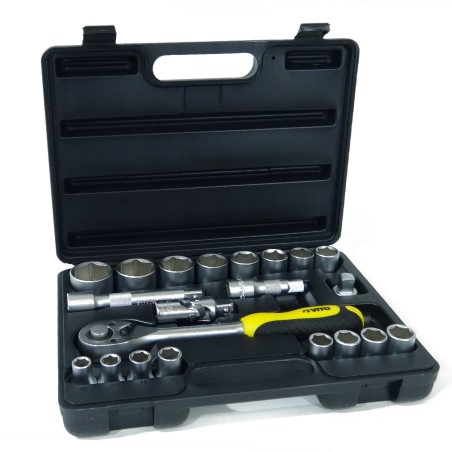 Coffret à douilles 21 pièces 1/2 " Chrome vanadium VITO