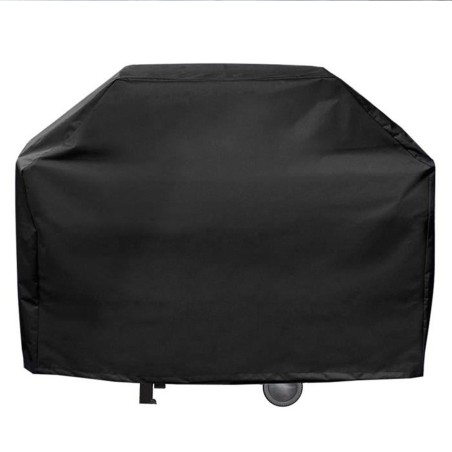 Housse Barbecue Exterieur 160 x 68 x 120 cm Housse de Protection Impermeable Noire - Bâche Barbecue Doublée Rembourrée