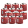 Pack de 12 Cartouches de gaz 190g Perçable Butane Propane Sécurité stop-gaz ALPENTECH