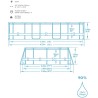 Piscine hors sol à Hublot 4.27x25 x10m - Piscine tubulaire ovale effet rotin tressé + Echelle, Pompe + Bâche 4 saisons Bestway