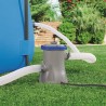 Piscine tubulaire rectangulaire 4x2.1x 0.8m Anti-Corrosion, Liner PVC Renforcé, Pompe de Filtration Incluse 5700L Bestway