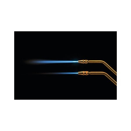 Chalumeau BI Gaz Pro 110 Bar Oxygène / Propane Réducteurs GAZ Manomètres + 2 pointes OXYKIT 3300°C KEMPER