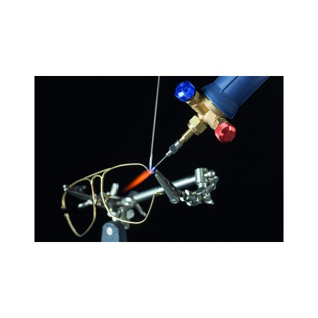 Chalumeau BI Gaz Pro 110 Bar Oxygène / Propane Réducteurs GAZ Manomètres + 2 pointes OXYKIT 3300°C KEMPER