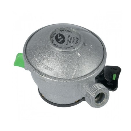 Détendeur gaz BUTANE clip Quick-On Valve Diam 20mm Avec Sécurité stop gaz