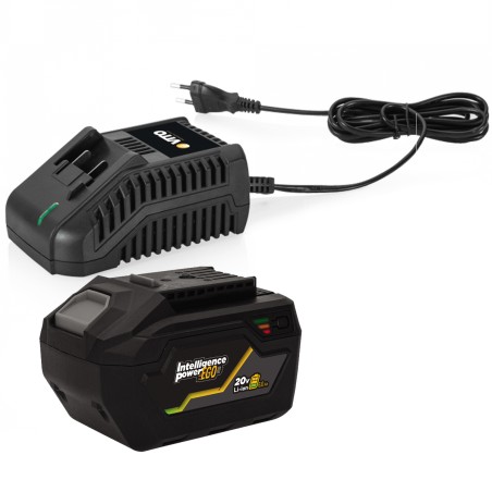 Ponceuse Excentrique Orbitale 20V EGO LI 125mm+ Batterie lithium 6AH + Chargeur Rapide VITO