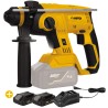 Marteau Perforateur SDS PLUS 20V + 2 Batteries lithium 2AH + Chargeur rapide VITO