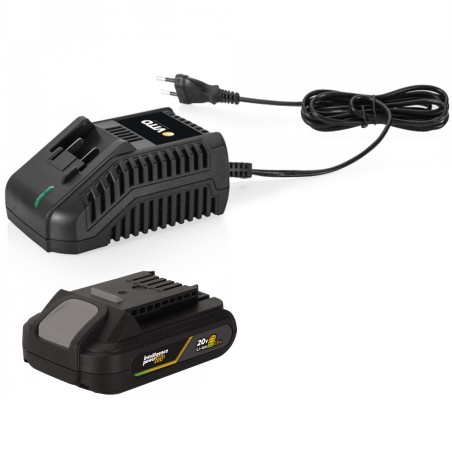 Visseuse à percussion sans fil 20V + Batterie Lithium 2AH + Chargeur rapide VITO