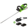Taille Haies sans fil 20V Lame 51Cm + 2 Batteries lithium 2.0Ah + Chargeur Rapide VITO