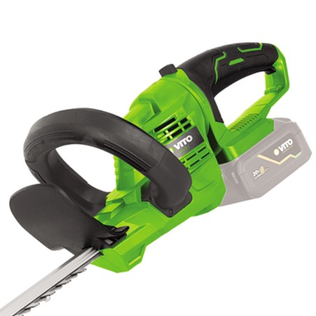 Taille Haies sans fil 20V Lame 51Cm + 2 Batteries lithium 2.0Ah + Chargeur Rapide VITO