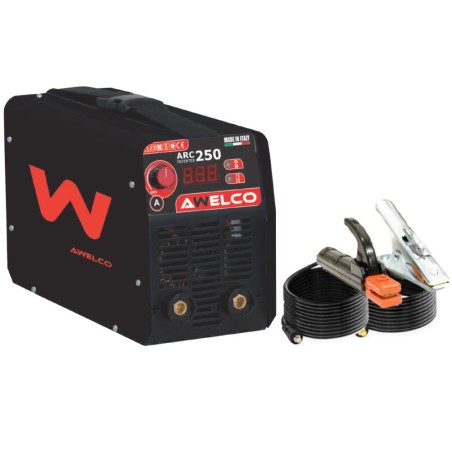 Poste à souder inverter 15-200A + Accessoires Soudage MMA Baguettes 1.6 à 5 mm Arc 250 AWELCO