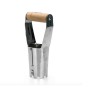 Kit 9 outils de jardin Manche bois Hêtre Inox et Fer forgés à la main  VITO