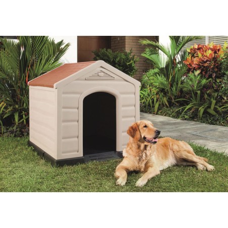 Niche pour Chien  92 X 92 X 89 cm Polypropylène Confort thermique DOGGY