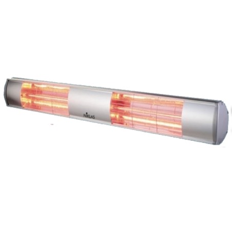 Chauffage infrarouge 3000W radiant mural Intérieur Extérieur 230V ELLIOS NIKLAS