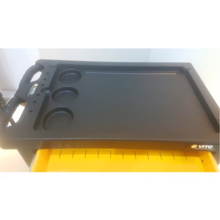 Servante d'atelier 7 tiroirs Chariot sur roues Avec frein Meuble de garage Etabli VITO