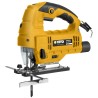 Scie sauteuse Laser LED 750W + 5 Lames BOIS 9 vitesses Guidage 45° VITO