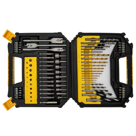 Mallette à outils 128 pièces Boite à outils Forets Acier Pierre Bois et Embouts VITO