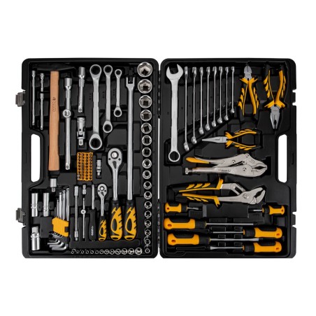 Malette à outils 119 pièces Chrome vanadium LUXE MIXTE Professionnelle VITO