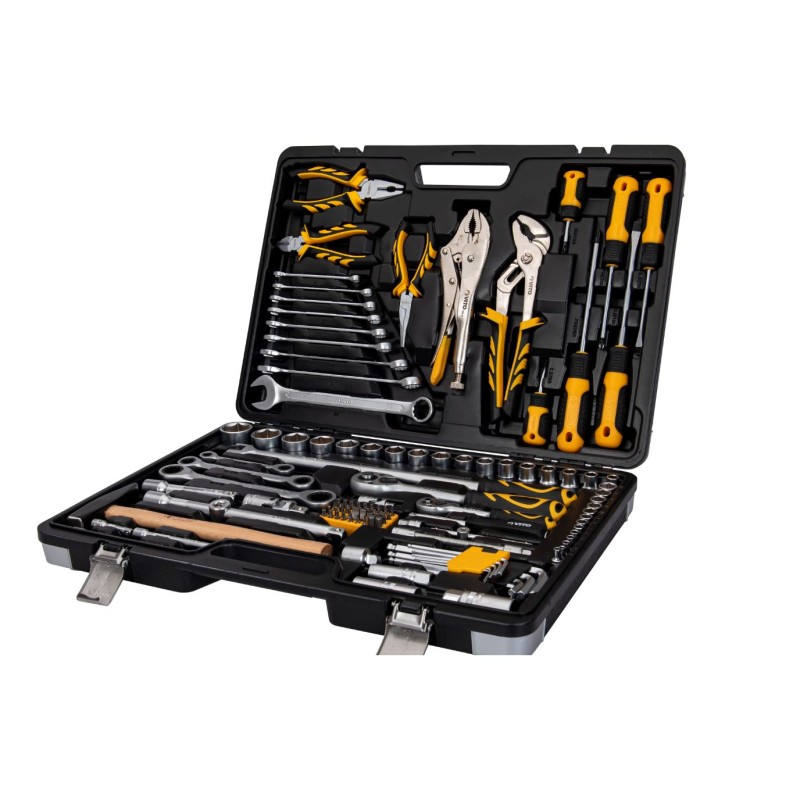 Malette à outils 119 pièces Chrome vanadium LUXE MIXTE Professionnelle VITO