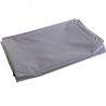 Bâche de protection PVC 4 x 3 m grise Etanche Oeillets tous les 25cm Haute protection