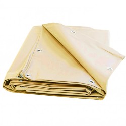 Bâche Charpente 2 x 3 m Ivoire 680 g/m2 PVC Haute qualité
