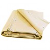 Bâche Toiture 2 x 3 m Ivoire 680 g/m2 PVC Haute qualité