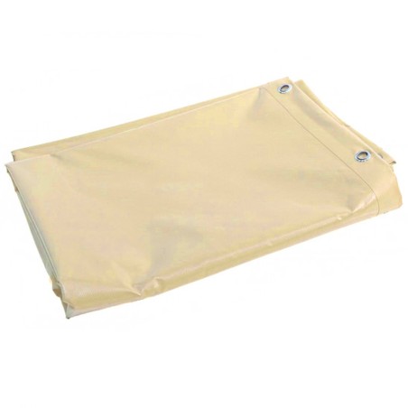 Bâche Type Camion 2 x 3 m Ivoire 680 g/m2 PVC Bâche étanche