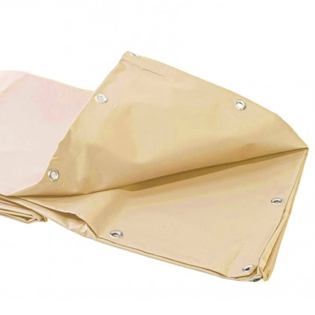 Bâche Toiture 2 x 3 m Ivoire 680 g/m2 PVC Haute qualité