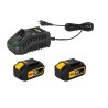 PACK 6 Outils sans fil 20V + 2 Batteries 2AH Lithium + Chargeur rapide + Caisse à outils + Gants VITO