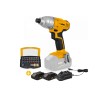 Visseuse à percussion sans fil 20V + 2 Batteries 2AH Lithium + 32 Embouts + Chargeur Rapide VITO