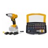 Visseuse à percussion sans fil 20V + 2 Batteries 2AH Lithium + 32 Embouts + Chargeur Rapide VITO