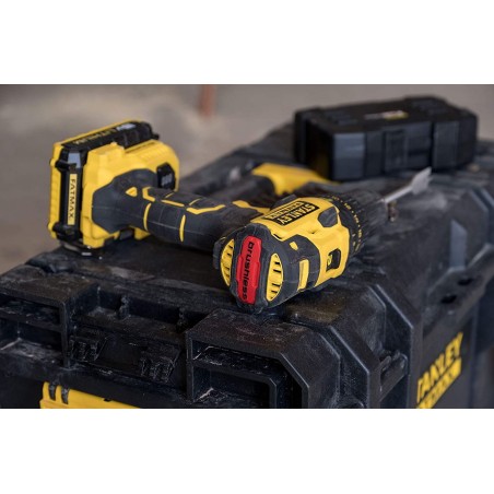 Perceuse Brushless 18V 2 Batteries Lithium ion 2.0 Ah Chargeur rapide + Coffret STANLEY FATMAX